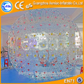 Gigante inflable inflable zorb humano tamaño rollo dentro de la bola inflable para la venta